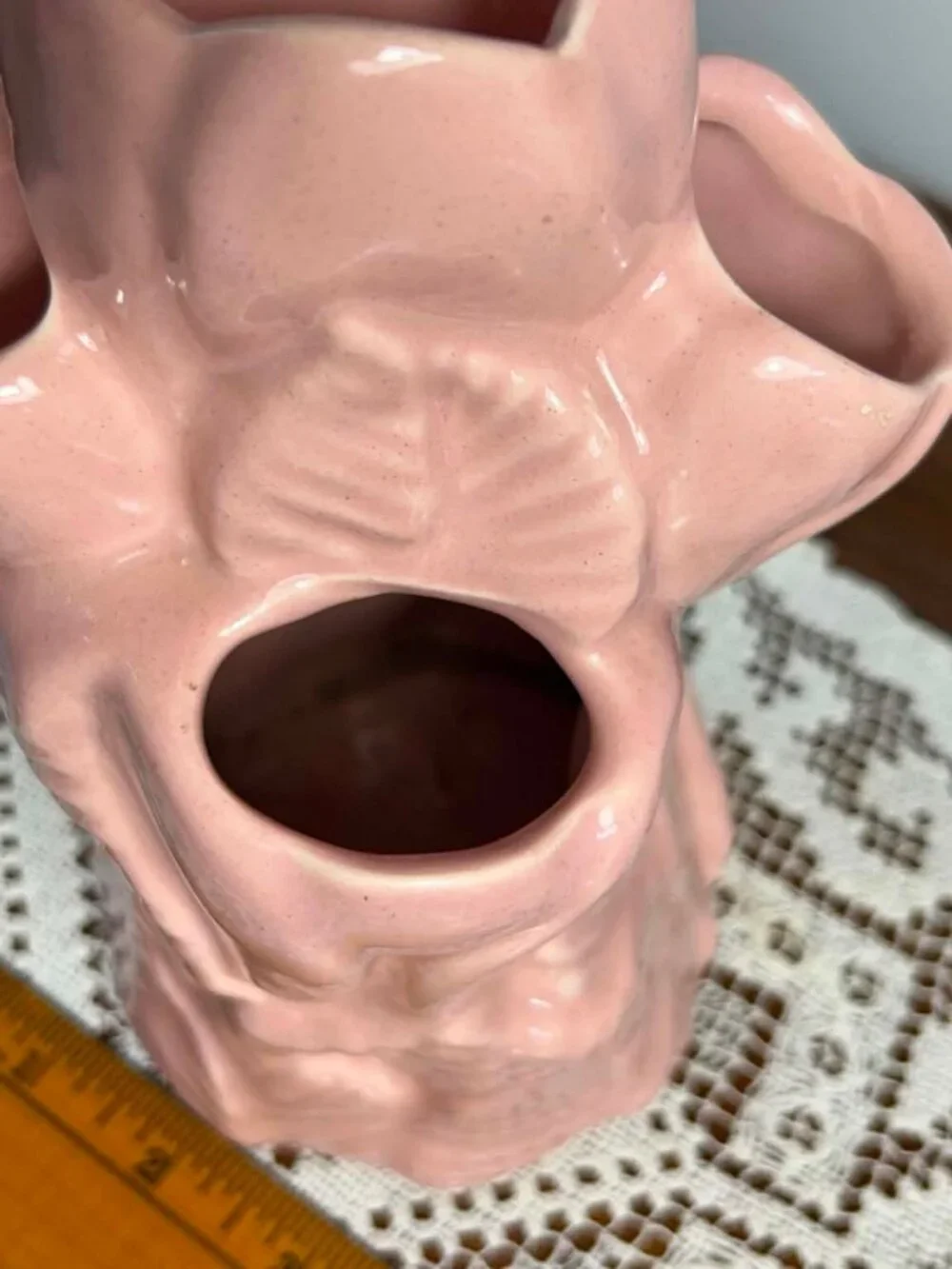 Rare Vintage Niloak Ozark Dawn Pink Tulip Crocus Vase - PRISTINE